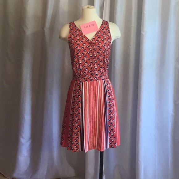 Sleeveless dress with a nautical style in small by COLLECTIVE CONCEPTS - Picture 1 of 14